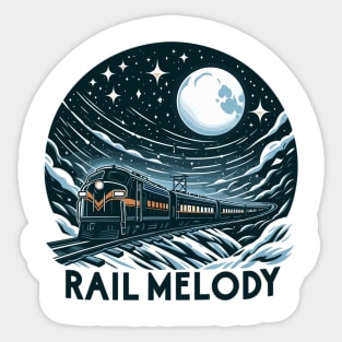 Train, Rail Melody Sticker